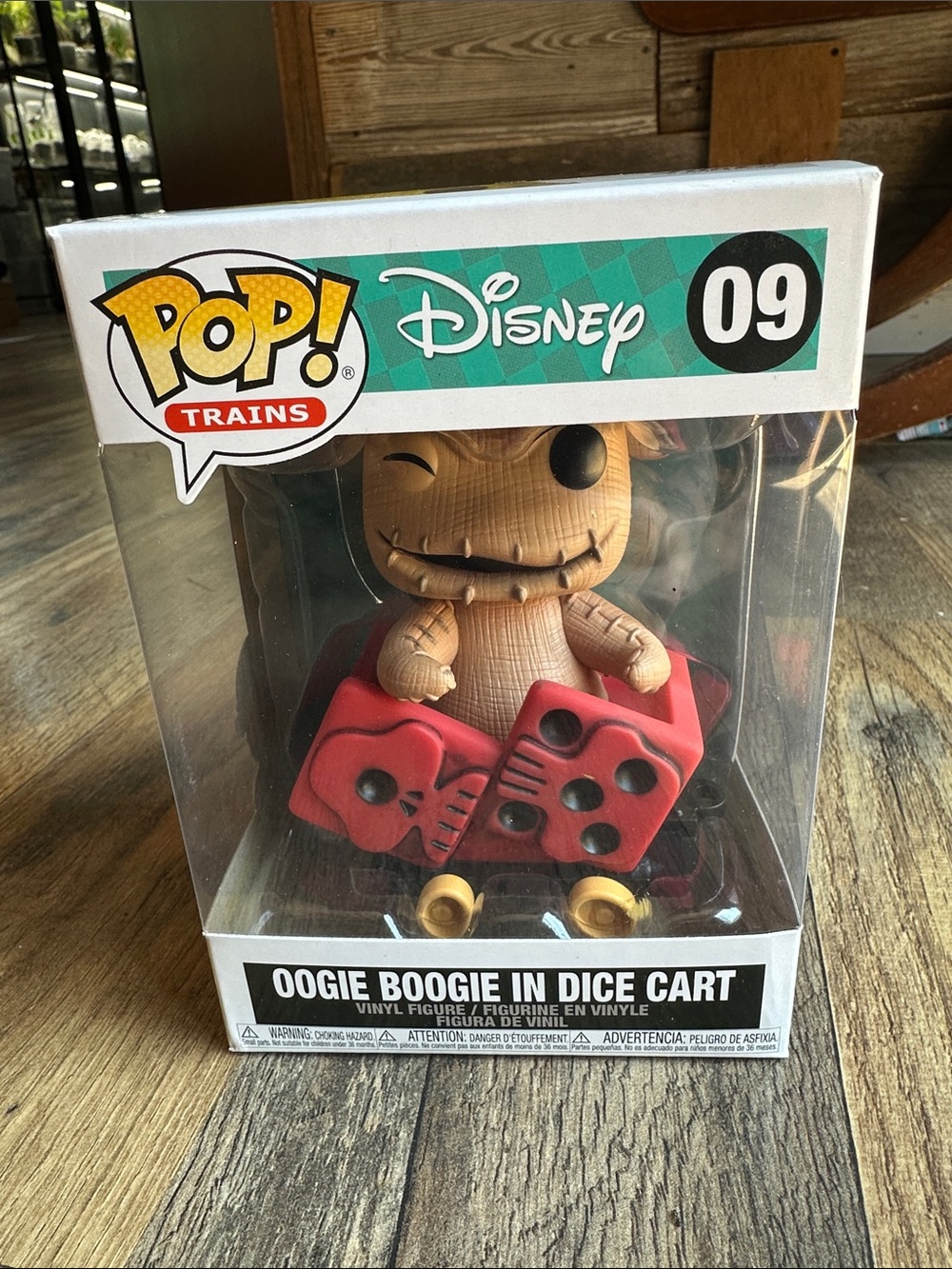 Funko POP! Disney Oogie Boogie in Red Dice Cart - Tan, Red, Black